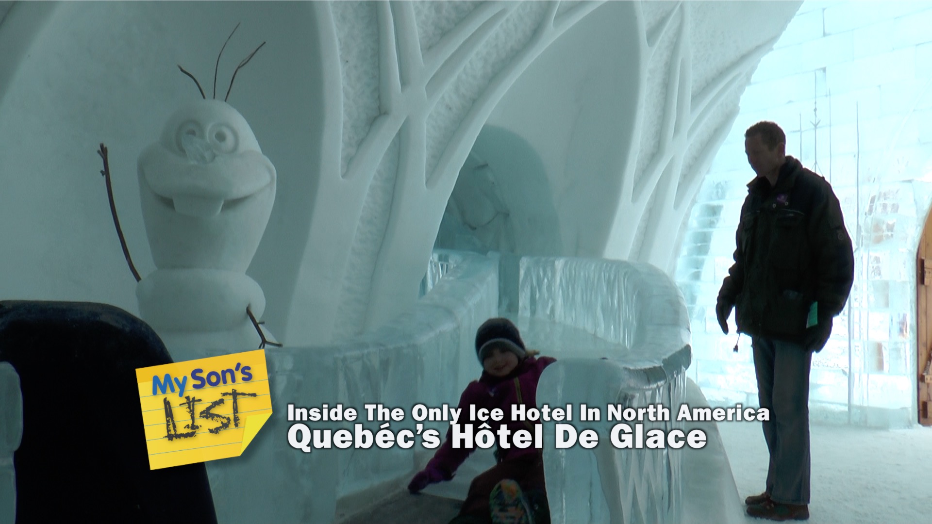Amazing Vacations: Tour of North America’s Only Ice Hotel - Quebec’s Hotel De Glace
